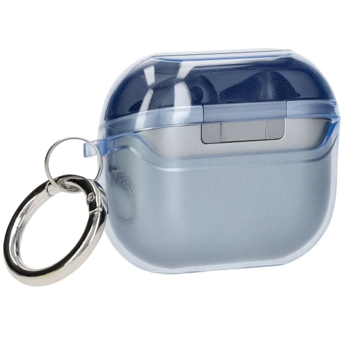Kup Elastyczne etui z karabińczykiem Bizon Case Headphone Clear do Samsung Galaxy Buds 3/3 Pro przeźroczysto-niebieskie - BIZ8063 - {ean13} - Sklep Home Screen
