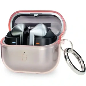 Kup Bizon Case Căști Clear Samsung Galaxy Buds 3/3 Pro transparent-roz - BIZ8064 - {ean13} - Sklep Home Screen