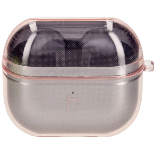 Kup Elastyczne etui z karabińczykiem Bizon Case Headphone Clear do Samsung Galaxy Buds 3/3 Pro przeźroczysto-różowe - BIZ8064 - {ean13} - Sklep Home Screen