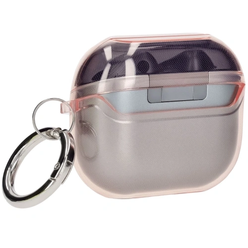 Kup Elastyczne etui z karabińczykiem Bizon Case Headphone Clear do Samsung Galaxy Buds 3/3 Pro przeźroczysto-różowe - BIZ8064 - {ean13} - Sklep Home Screen