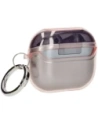 Kup Elastyczne etui z karabińczykiem Bizon Case Headphone Clear do Samsung Galaxy Buds 3/3 Pro przeźroczysto-różowe - BIZ8064 - {ean13} - Sklep Home Screen