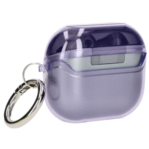 Kup Elastické pouzdro s karabinou Bizon Case Headphone Clear pro Samsung Galaxy Buds 3/3 Pro průhledné-fialové - BIZ8065 - {ean13} - Sklep Home Screen