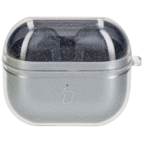 Kup Elastické pouzdro s karabinou Bizon Case Headphone Clear pro Samsung Galaxy Buds 3/3 Pro průhledné s třpytkami - BIZ8066 - {ean13} - Sklep Home Screen