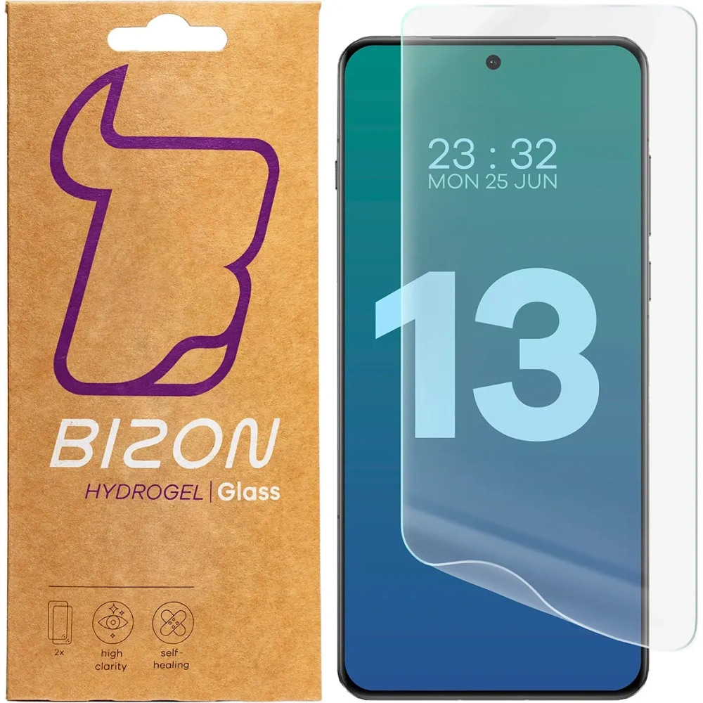 Folia hydrożelowa na ekran Bizon Glass Hydrogel Front do OnePlus 13 [2 PACK]