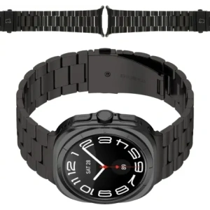 Kup Bizon Strap Watch Aura Samsung Galaxy Watch Ultra 47 mm schwarz - BIZ8072 - {ean13} - Sklep Home Screen
