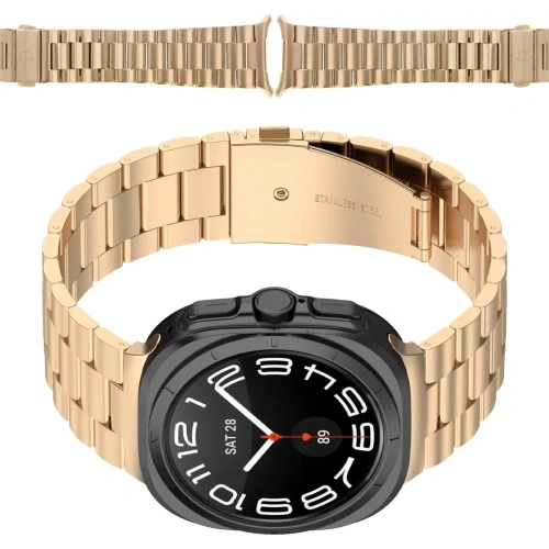 Kup Bizon Strap Uhr Aura Samsung Galaxy Uhr Ultra 47 mm roségold - BIZ8073 - {ean13} - Sklep Home Screen