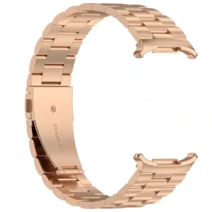 Kup Pásek z nerezové oceli Bizon Strap Watch Aura do Samsung Galaxy Watch Ultra 47 mm růžovo-zlatý - BIZ8073 - {ean13} - Sklep Home Screen