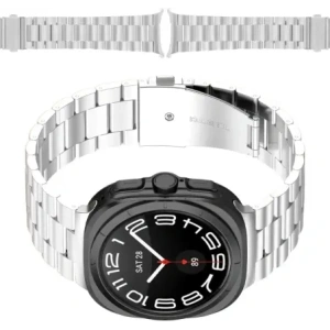 Kup Bizon Strap Uhr Aura Samsung Galaxy Uhr Ultra 47 mm silber - BIZ8074 - {ean13} - Sklep Home Screen