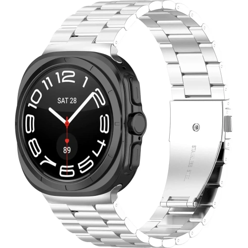 Kup Bizon Strap Uhr Aura Samsung Galaxy Uhr Ultra 47 mm silber - BIZ8074 - {ean13} - Sklep Home Screen