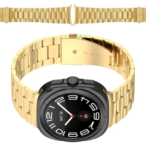 Kup Bizon Strap Watch Aura Samsung Galaxy Watch Ultra 47 mm gold - BIZ8075 - {ean13} - Sklep Home Screen