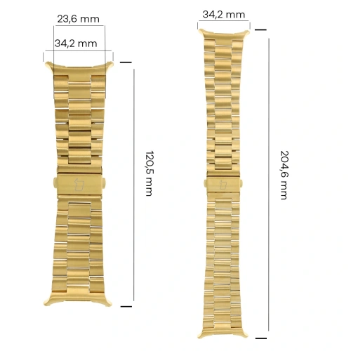 Kup Bizon Strap Watch Aura Samsung Galaxy Watch Ultra 47 mm gold - BIZ8075 - {ean13} - Sklep Home Screen