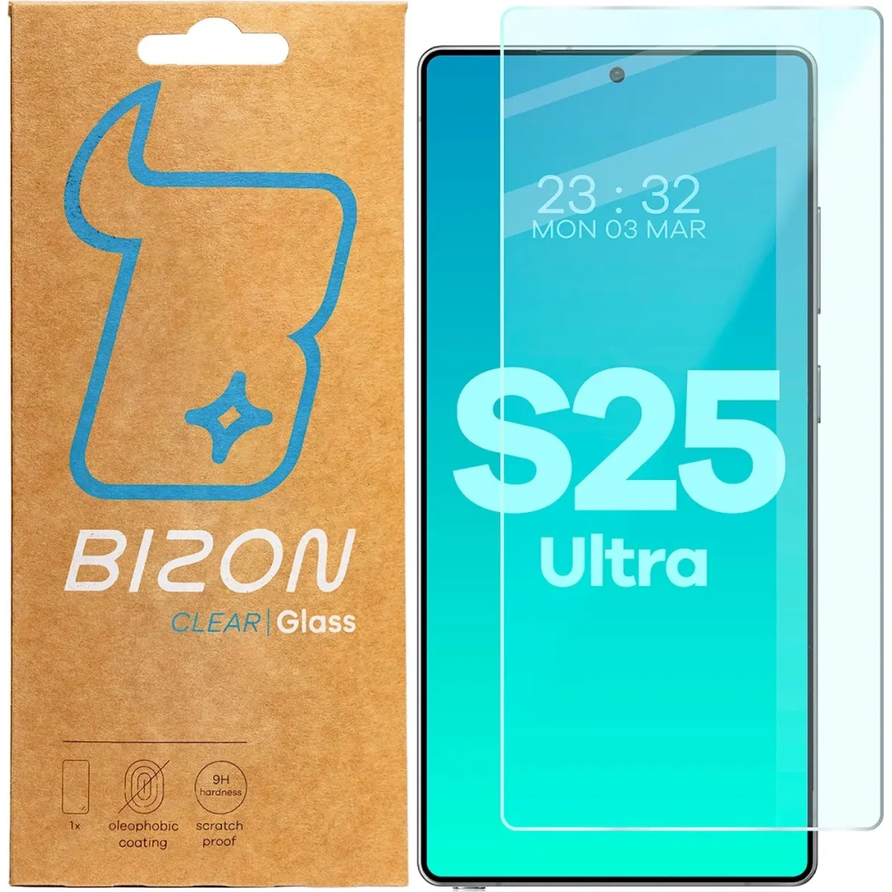 Szkło hartowane Bizon Glass Clear 2 do Samsung Galaxy S25 Ultra