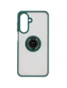 Kup Etui z uchwytem na palec Bizon Case Hybrid Ring do Samsung Galaxy A26 5G kouřové s tmavě zeleným rámem - BIZ8080 - {ean13} - Sklep Home Screen