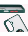 Kup Etui z uchwytem na palec Bizon Case Hybrid Ring do Samsung Galaxy A26 5G kouřové s tmavě zeleným rámem - BIZ8080 - {ean13} - Sklep Home Screen