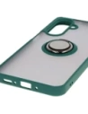 Kup Etui z uchwytem na palec Bizon Case Hybrid Ring do Samsung Galaxy A26 5G kouřové s tmavě zeleným rámem - BIZ8080 - {ean13} - Sklep Home Screen