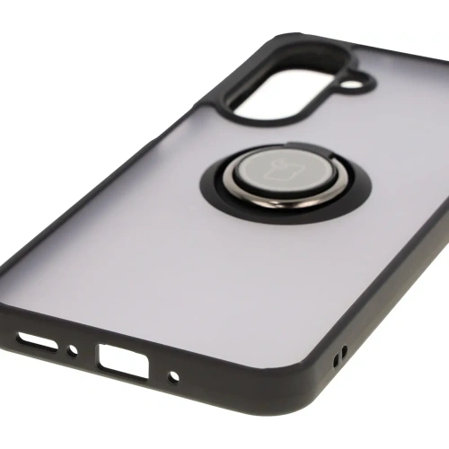 Kup Etui s úchopem na prst Bizon Case Hybrid Ring pro Samsung Galaxy A26 5G kouřové s černým rámečkem - BIZ8081 - {ean13} - Sklep Home Screen