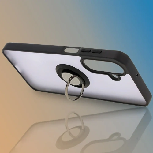 Kup Bizon Case Hybrid Ring Samsung Galaxy A26 5G füstös fekete kerettel - BIZ8081 - {ean13} - Sklep Home Screen