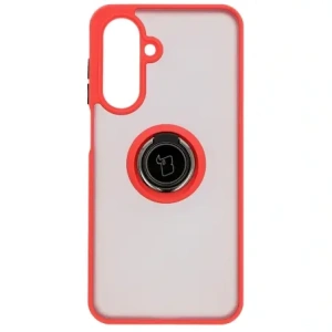 Kup Bizon Case Hybrid Ring Samsung Galaxy A26 5G rauchig mit einem roten Rahmen - BIZ8082 - {ean13} - Sklep Home Screen