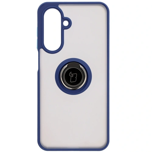 Kup Bizon Case Hybrid Ring Samsung Galaxy A26 5G fumuriu cu un cadru albastru închis - BIZ8083 - {ean13} - Sklep Home Screen