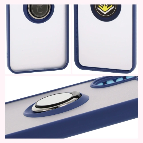 Kup Bizon Case Hybrid Ring Samsung Galaxy A26 5G fumuriu cu un cadru albastru închis - BIZ8083 - {ean13} - Sklep Home Screen