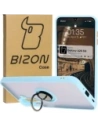Bizon Case Hybrid Ring Samsung Galaxy A26 5G smoky with a light blue frame