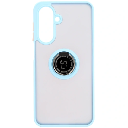 Buy Bizon Case Hybrid Ring Samsung Galaxy A26 5G smoky with a light blue frame - BIZ8084 - {ean13} - Home Screen Store Europe
