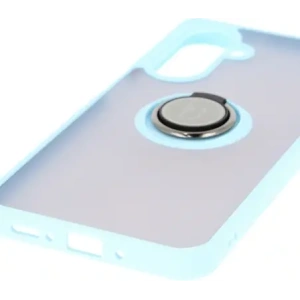 Kup Bizon Case Hybrid Ring Samsung Galaxy A26 5G rauchig mit einem hellblauen Rahmen - BIZ8084 - {ean13} - Sklep Home Screen