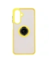 Buy Bizon Case Hybrid Ring Samsung Galaxy A26 5G smoky with a yellow frame - BIZ8085 - {ean13} - Home Screen Store Europe