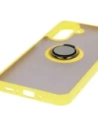 Buy Bizon Case Hybrid Ring Samsung Galaxy A26 5G smoky with a yellow frame - BIZ8085 - {ean13} - Home Screen Store Europe