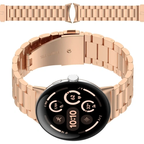 Kup Bizon Strap Watch Aura Google Pixel Watch 3 / 2 / 1 41 mm roségold - BIZ8087 - {ean13} - Sklep Home Screen