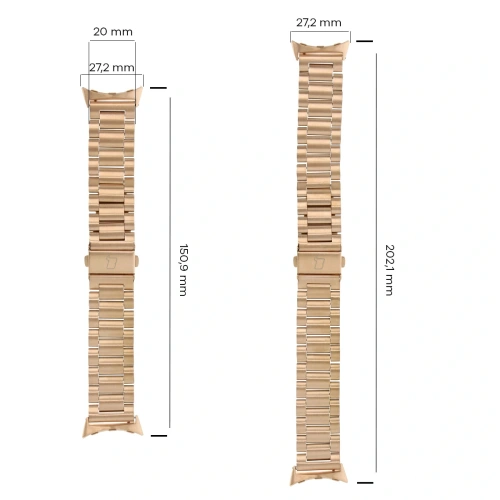 Kup Bizon Strap Watch Aura Google Pixel Watch 3 / 2 / 1 41 mm roségold - BIZ8087 - {ean13} - Sklep Home Screen