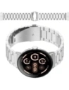 Bizon Armbanduhr Aura Google Pixel Uhr 3 / 2 / 1 41 mm silber