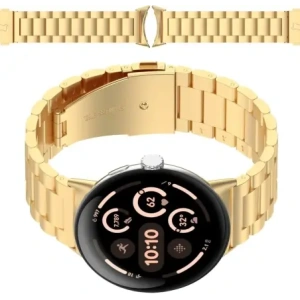 Kup Bizon Strap Uhr Aura Google Pixel Uhr 3 / 2 / 1 41 mm gold - BIZ8089 - {ean13} - Sklep Home Screen