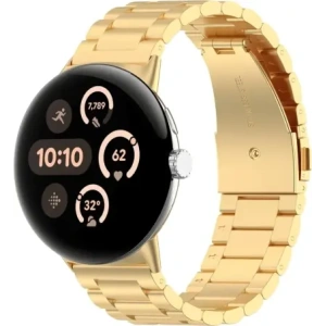 Kup Bizon Strap Uhr Aura Google Pixel Uhr 3 / 2 / 1 41 mm gold - BIZ8089 - {ean13} - Sklep Home Screen