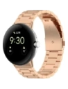 Kup Pásek z nerezové oceli Bizon Strap Watch Aura do Google Pixel Watch 3 45 mm růžovo-zlatý - BIZ8091 - {ean13} - Sklep Home Screen