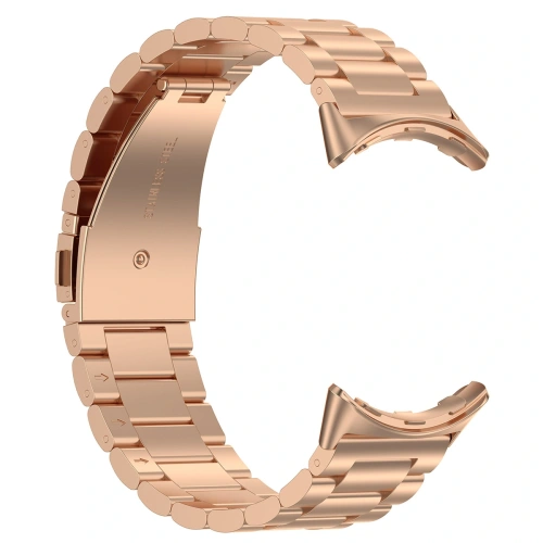 Kup Pásek z nerezové oceli Bizon Strap Watch Aura do Google Pixel Watch 3 45 mm růžovo-zlatý - BIZ8091 - {ean13} - Sklep Home Screen