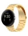 Kup Pasek ze stali nierdzewnej Bizon Strap Watch Aura do Google Pixel Watch 3 45 mm zlatý - BIZ8093 - {ean13} - Sklep Home Screen