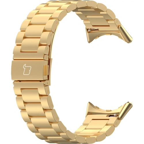 Kup Pasek ze stali nierdzewnej Bizon Strap Watch Aura do Google Pixel Watch 3 45 mm zlatý - BIZ8093 - {ean13} - Sklep Home Screen
