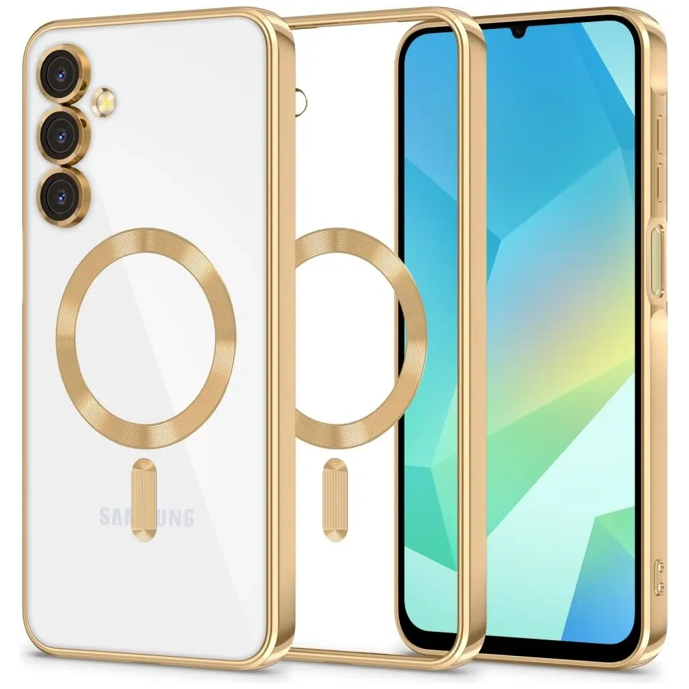 Etui Tech-Protect Magflex MagSafe Samsung Galaxy A16 4G / 5G Shiny Gold