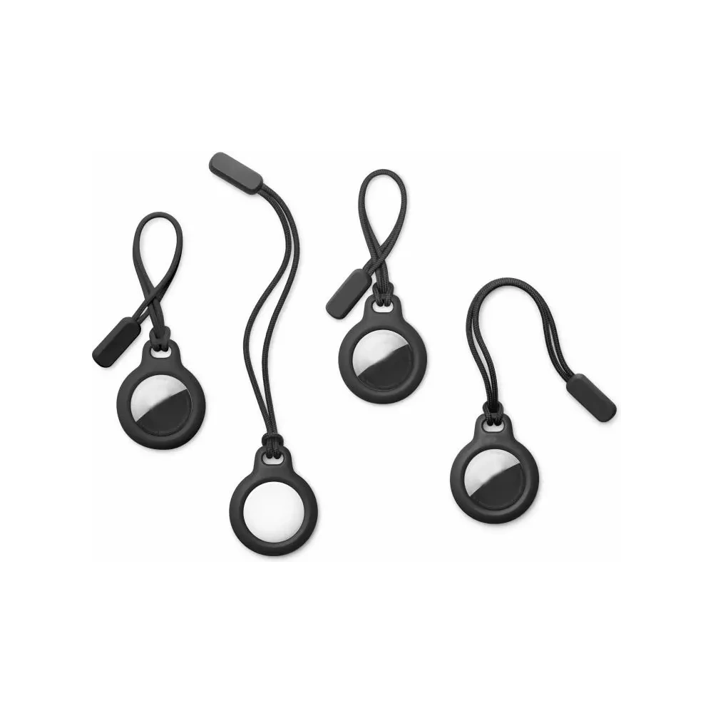 Etui Tech-Protect Rough Chain Apple Airtag Black [2 PACK]