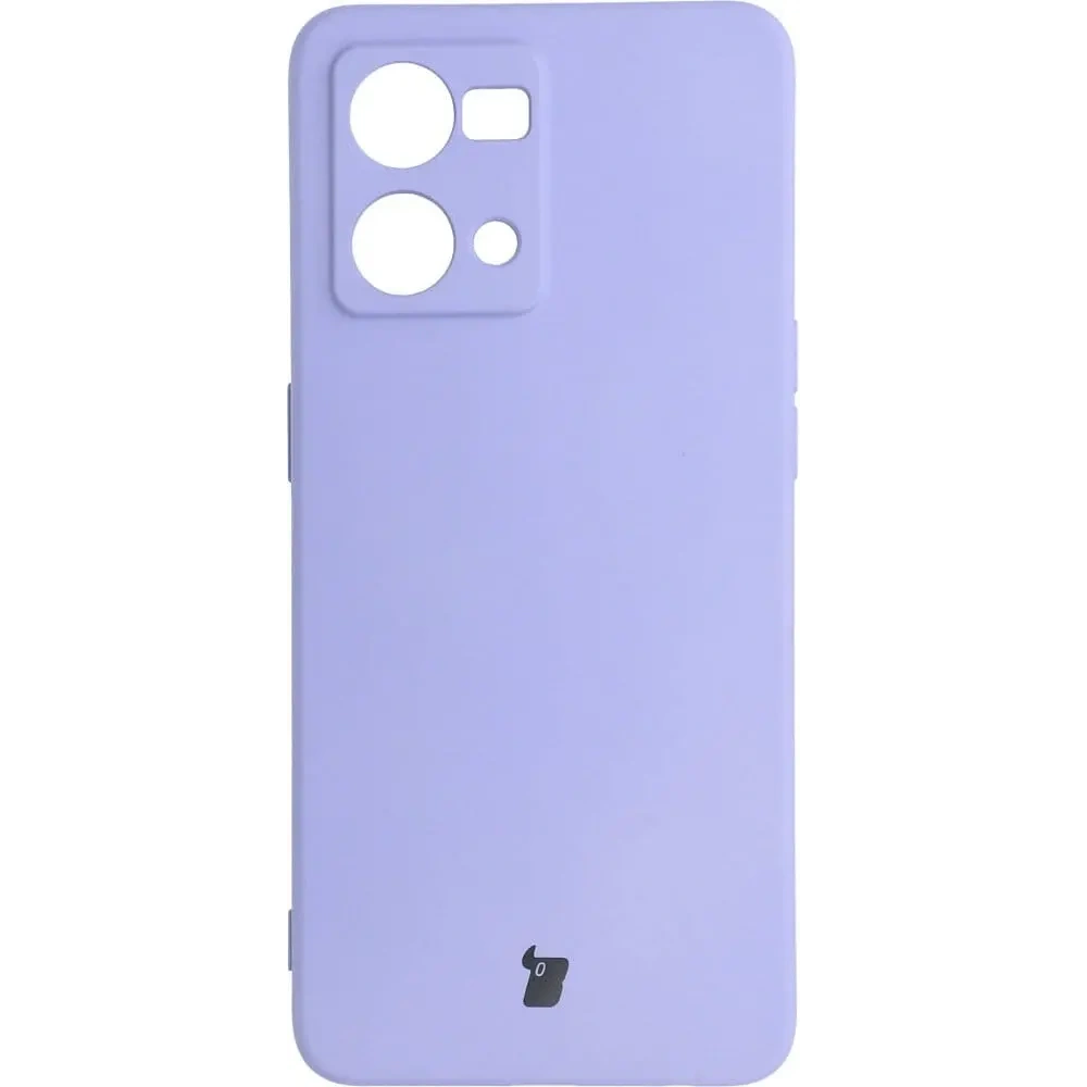 Etui Bizon Case Silicone do OPPO Reno 7 4G jasnofioletowe