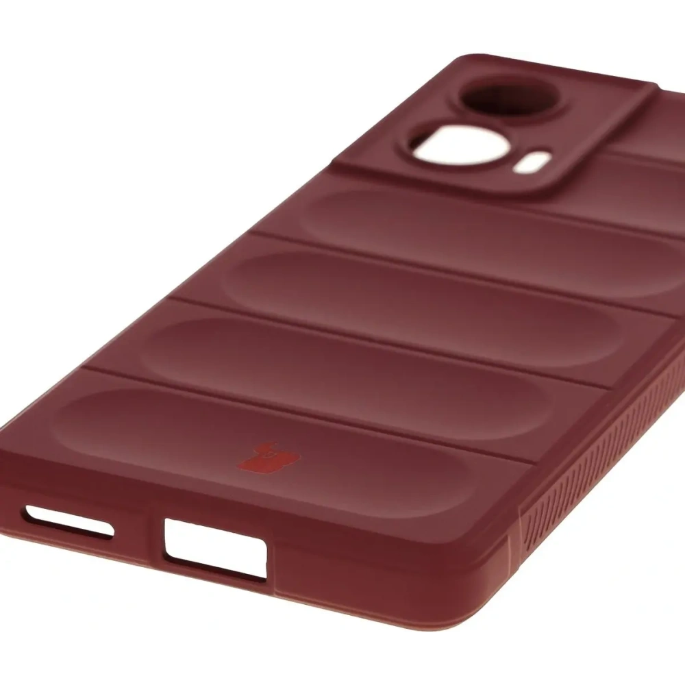Pancerne etui Bizon Case Tur do Motorola Edge 50 Fusion ciemnofioletowe