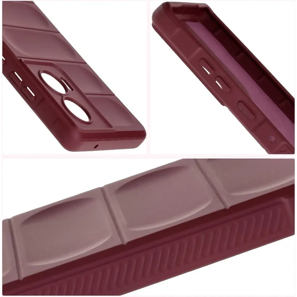 Pancerne etui Bizon Case Tur do Motorola Edge 50 Fusion ciemnofioletowe