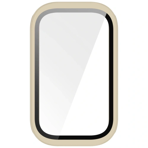 Kup Bizon Case+Glass Uhr Xiaomi Smart Band 9 Active / Redmi Smart Band 3 beige - BIZ8100 - {ean13} - Sklep Home Screen