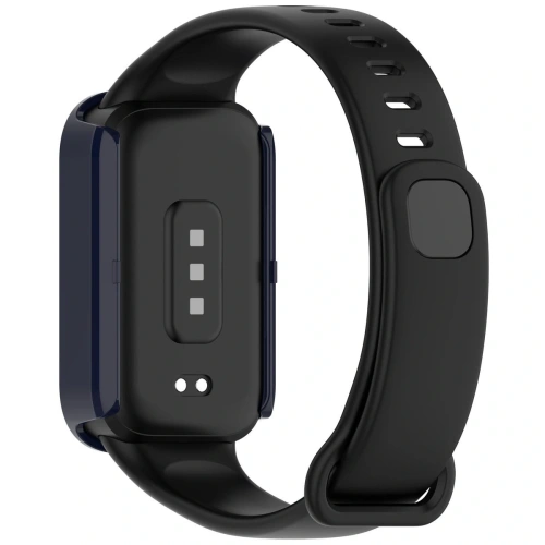 Kup Etui ze szkłem do zegarka Bizon Case+Glass Watch do Xiaomi Smart Band 9 Active / Redmi Smart Band 3 niebieskie - BIZ8101 - {ean13} - Sklep Home Screen