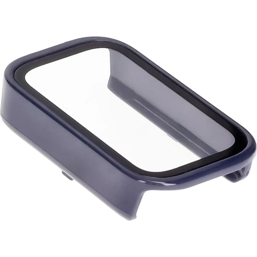 Etui ze szkłem do zegarka Bizon Case+Glass Watch do Xiaomi Smart Band 9 Active / Redmi Smart Band 3 niebieskie