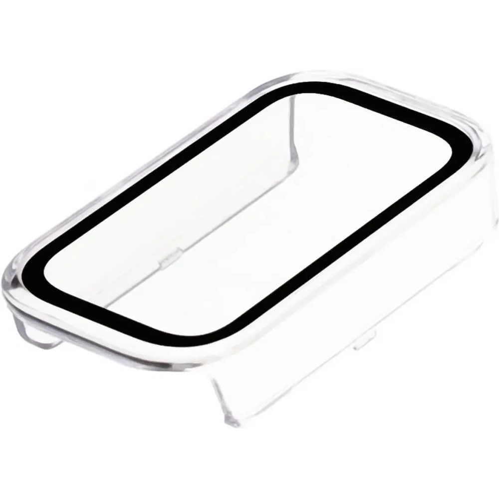 Etui ze szkłem do zegarka Bizon Case+Glass Watch do Xiaomi Smart Band 9 Active / Redmi Smart Band 3 przezroczyste