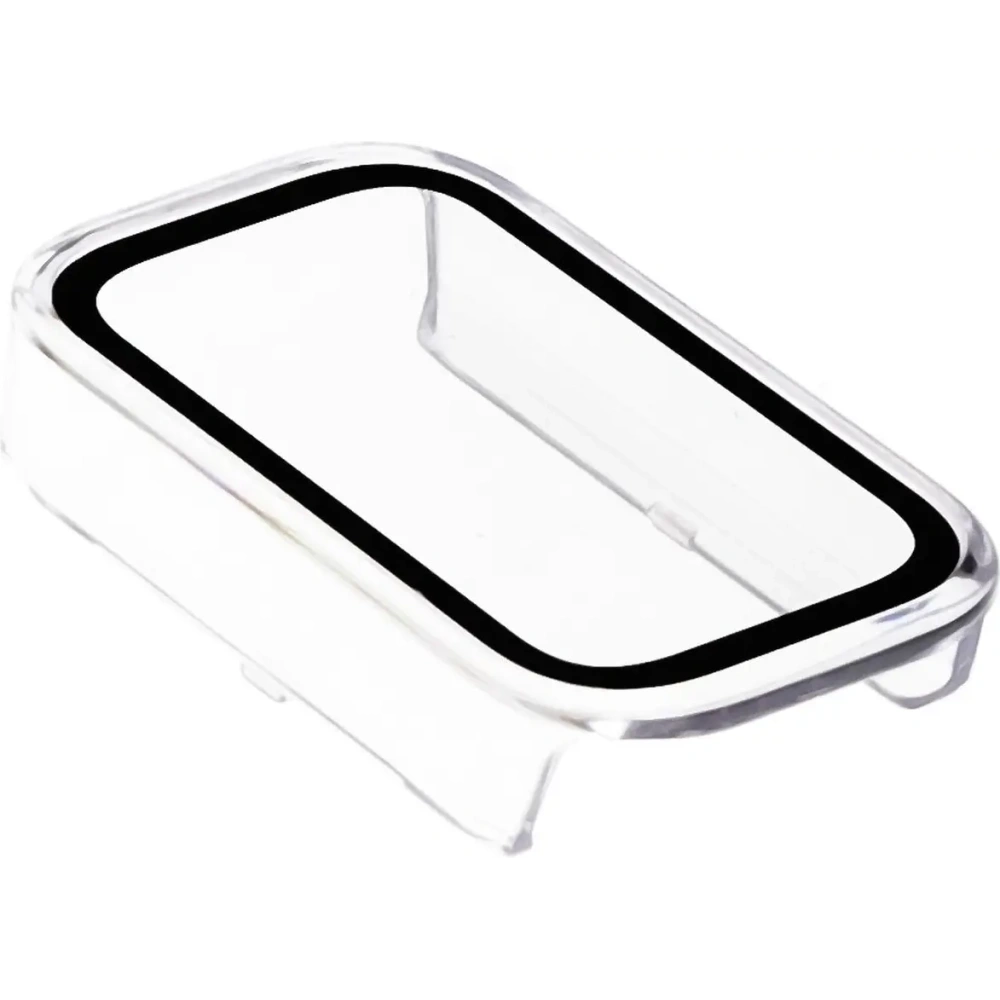 Etui ze szkłem do zegarka Bizon Case+Glass Watch do Xiaomi Smart Band 9 Active / Redmi Smart Band 3 przezroczyste