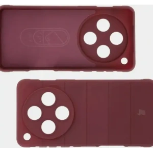 Pancerne etui Bizon Case Tur do Oppo Find X8 Pro ciemnofioletowe