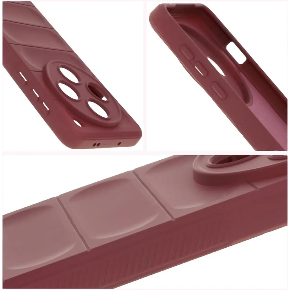 Pancerne etui Bizon Case Tur do Oppo Find X8 Pro ciemnofioletowe